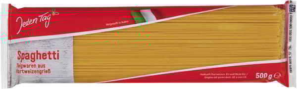 Jeden Tag Spaghetti 500g_0