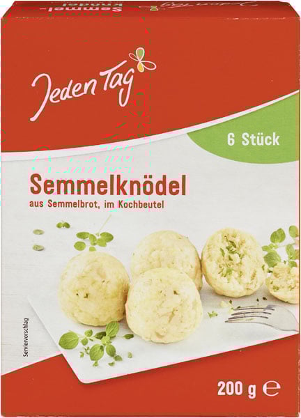 <div>Jeden Tag Kartoffelknödel m. hvidløgssmør 6stk 200g</div>_0