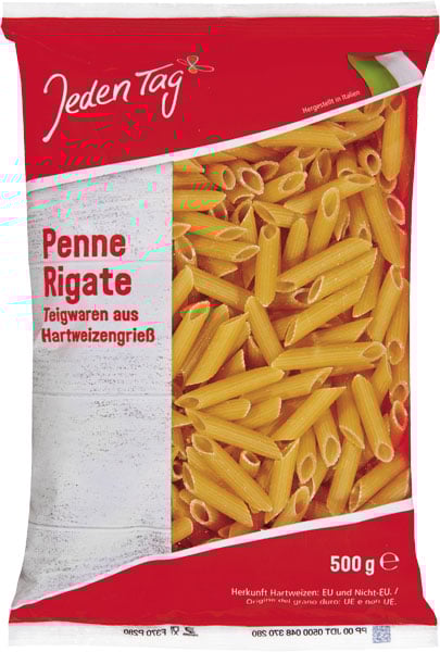 Jeden Tag Pasta Penne Rigate 500g_0