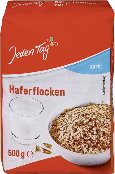 Jeden Tag Havregryn finvalsede 500g_0