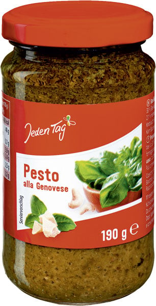 Jeden Tag Pesto grøn 190g_0