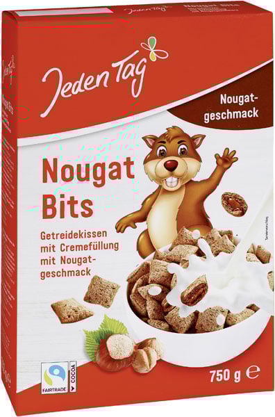 Jeden Tag Morgenmad m. Nougat Bits 750g_0