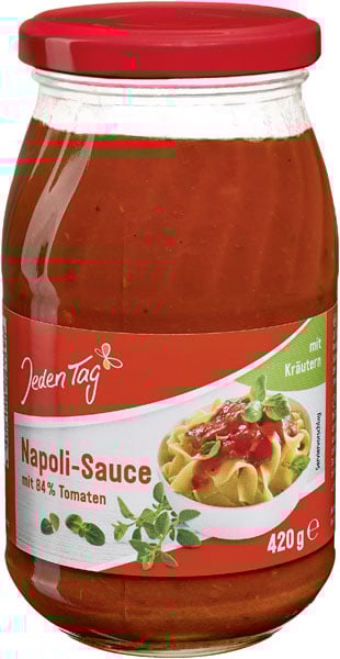 Jeden Tag Pastasauce Napoli 420g_0