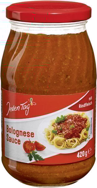 Jeden Tag Pastasauce Bolognese 420g_0