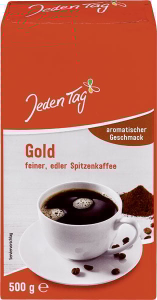 Jeden Tag Kaffe Guld 500g_0