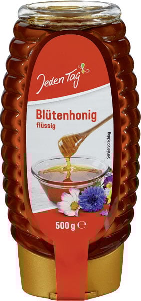 Jeden Tag Flydende honning 500g_0