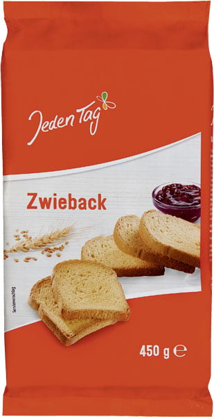 Jeden Tag Tvebakker 450g_0