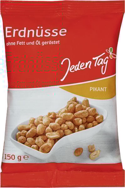 Jeden Tag Peanuts m. spice 150g_0