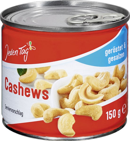 Jeden Tag Cashenødder saltede 150g_0