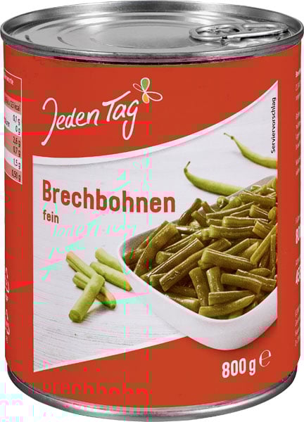 Jeden Tag Grønne Bønner 850ml_0
