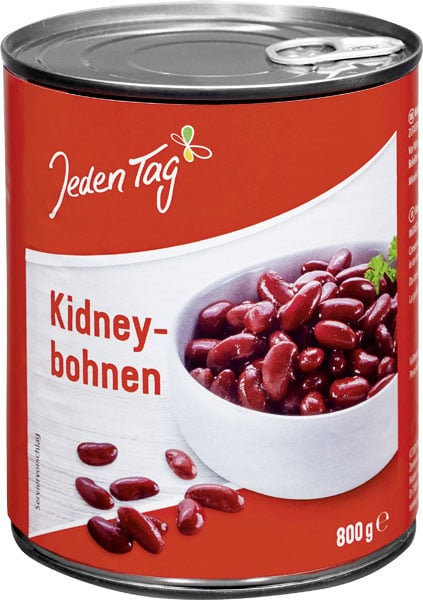 Jeden Tag Kidney bønner 800g_0