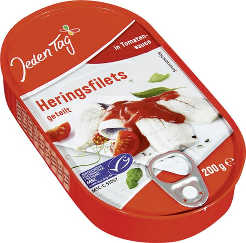Jeden Tag Heringsfilet i tomatsauce 200g - picture