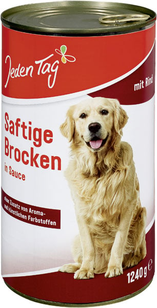 Jeden Tag Hundemad m/oksekød 1240g_0