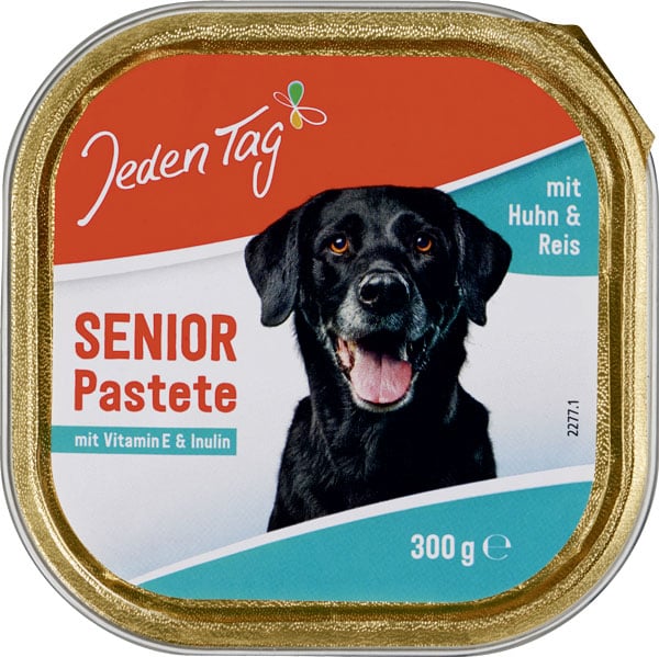 Jeden Tag Hundemad Senior m/kylling & ris 300g_0