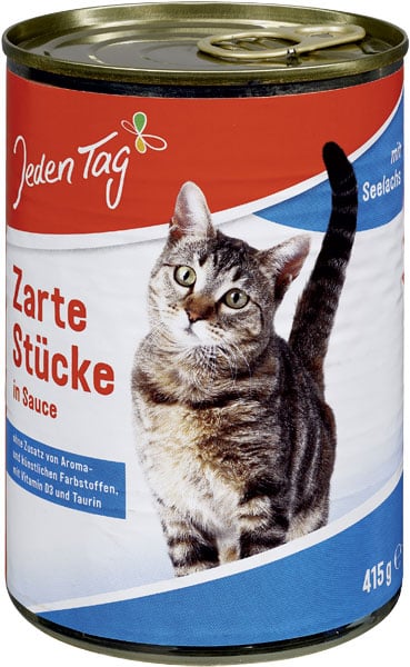 Jeden Tag Kattemad m/sejfisk 415g_0