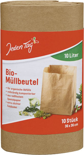 <div>Every Day Bio Paper Waste Bags 10 L 10 pcs</div>_0