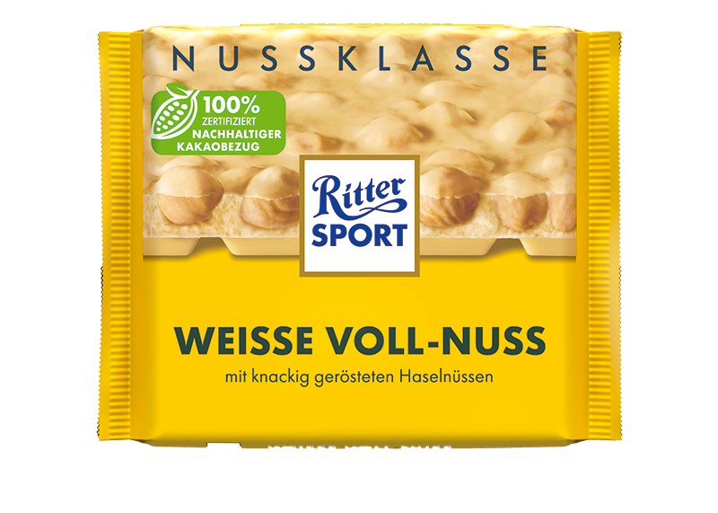 Ritter Sport Hvid Hel Nødde 100g_0