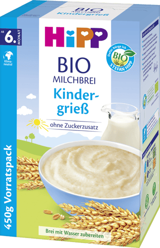 Hipp Bio Melkegrøt Babygrøt 450 g_0