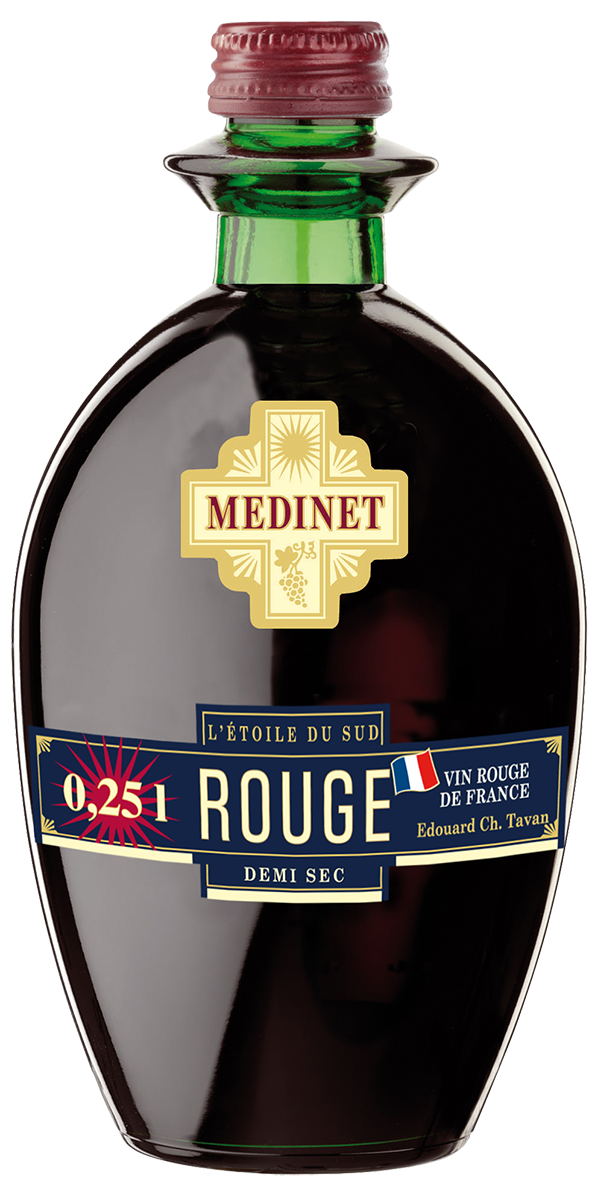 Medinet Rouge Halbtrocken Demi Sec 12% 0,25l_0