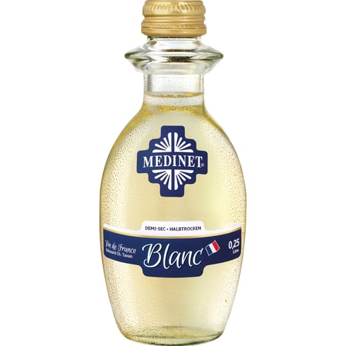 Medinet Blanc Halvtorr Demi Sec 10,5% 0,25l - picture