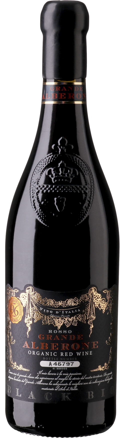 Grande Alberone Organic Black Rosso 14% 0,75l_0