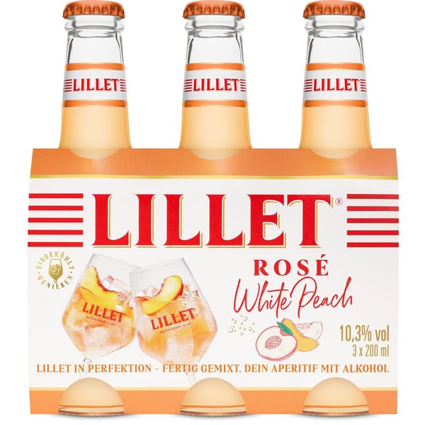 Lillet Rosé White Peach 10,3% 3x0,2l_0