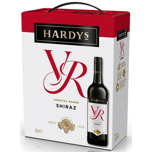 Hardy's VR Shiraz Tør Rød 13% 3l_0