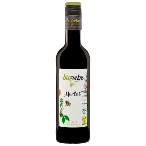 Peter Mertes Biorebe Merlot Trocken Rot 13,5% 0,25l_0