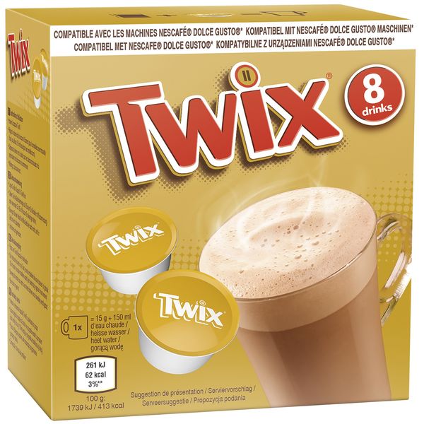 Twix Hot Chocolate Pods 120g_0