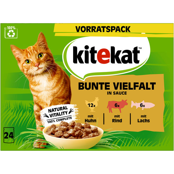 Kitekat portion bag Bunte Vierfalt 24x85g_0