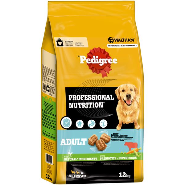 Pedigree Professional Nutrition Adult Beef and Vegetables 12 kg_0