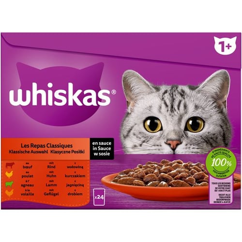 Whiskas Classic Selection i sauce 24x85g