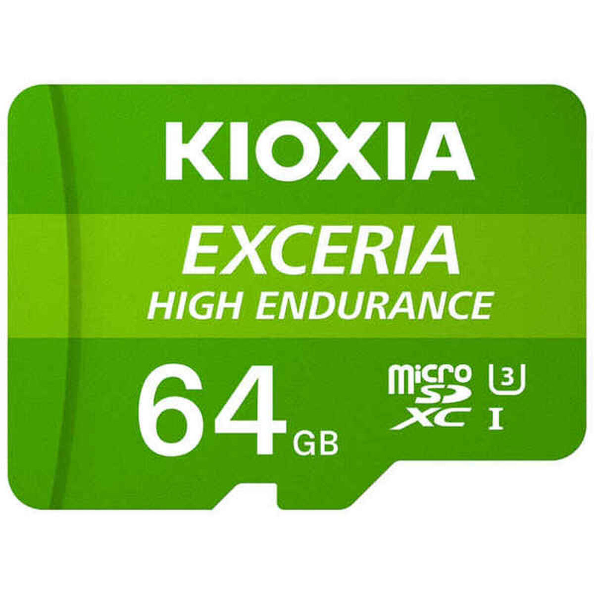 Micro SD Memory Card with Adaptor Kioxia Exceria High Endurance Class 10 UHS-I U3 Green_1
