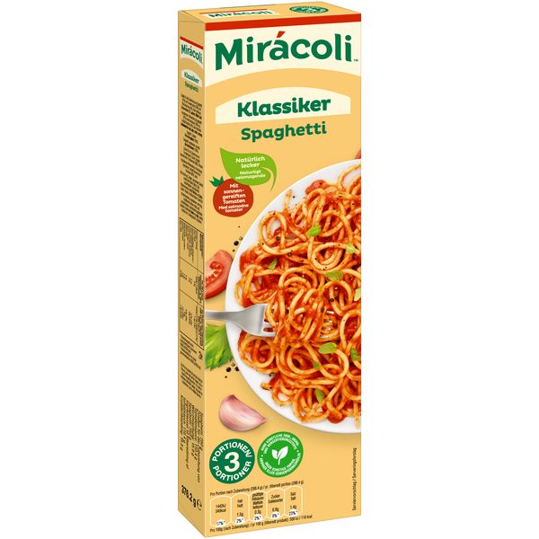 Miracoli spaghetti with classic tomato sauce 3 portions 376g_0
