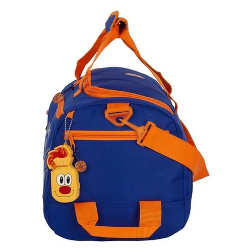 Sporttasche Valencia Basket Blau Orange (50 x 25 x 25 cm)_4