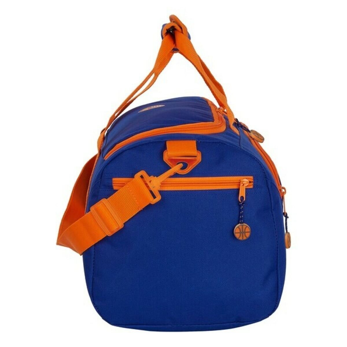 Sports bag Valencia Basket Blue Orange (50 x 25 x 25 cm)_6