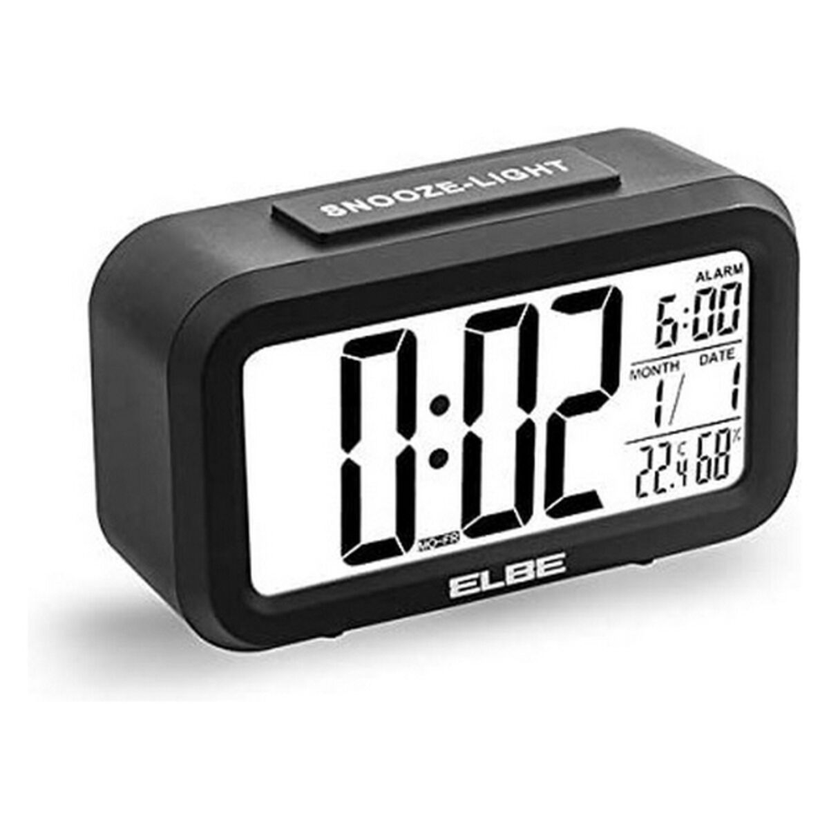 Alarm Clock ELBE RD-668 LCD 4,4 Black_4