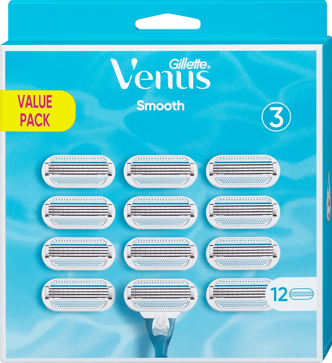 <div>Gillette Venus Smooth Razor Blades 12pcs</div>_0