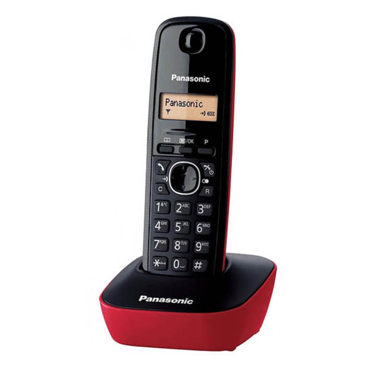 Trådløs telefon  Panasonic KX-TG1611SPR Rød_2