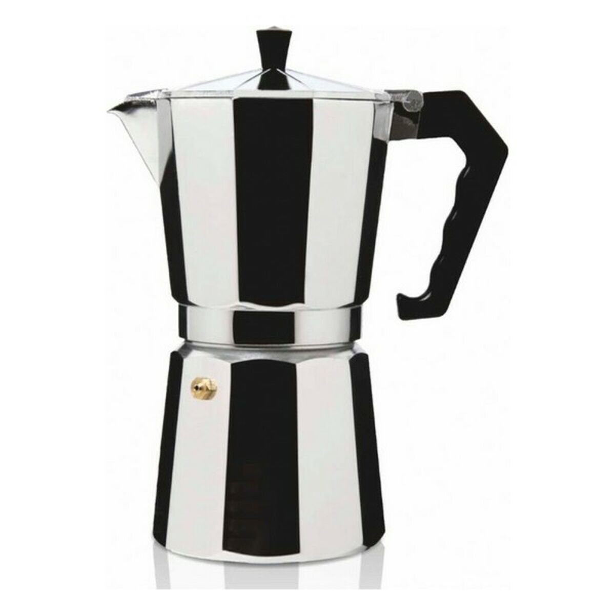 Italian Coffee Pot Haeger Moka Aluminium_16
