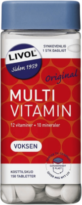 Livol Multivitamin Voksen 150pcs_0