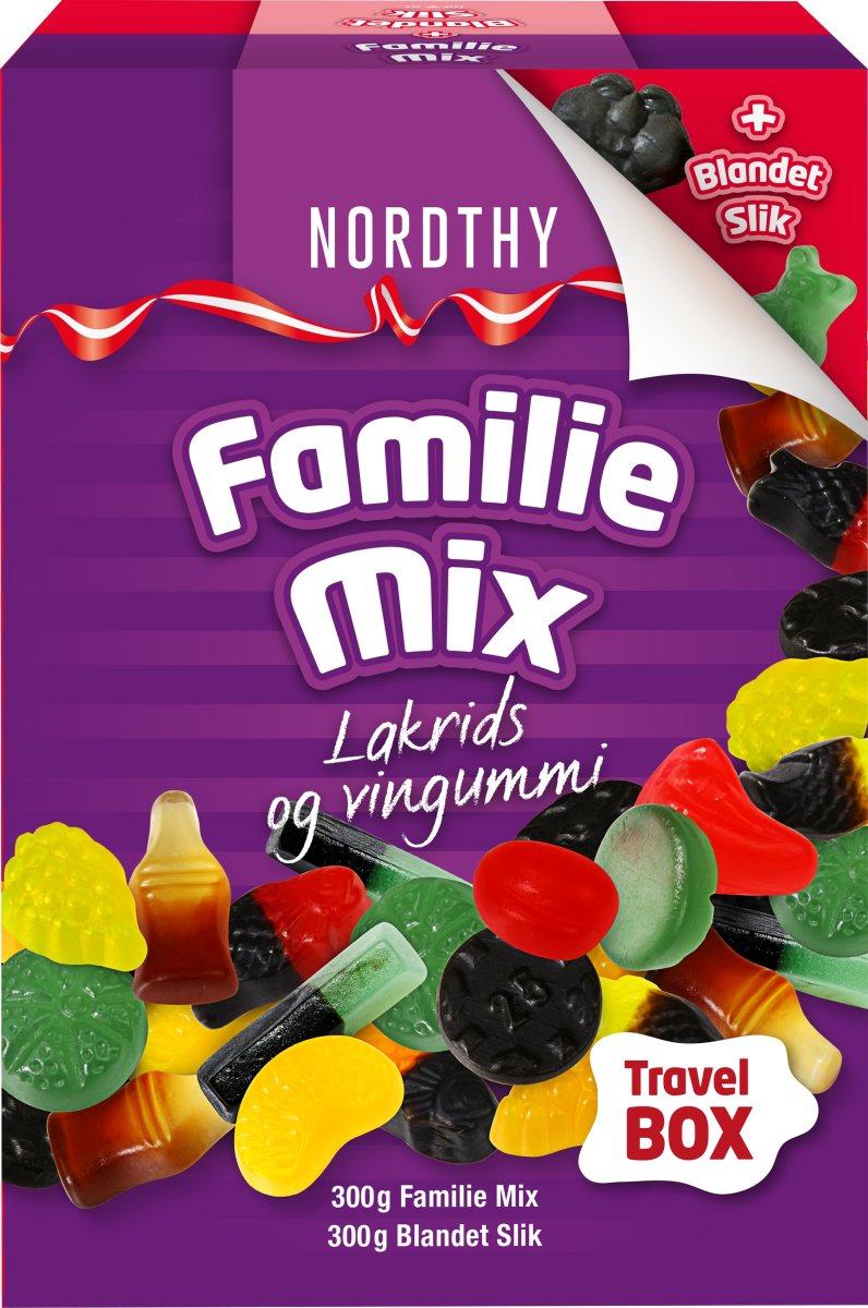 Nordthy Travel Box Vingummi & Licorice 600g_0