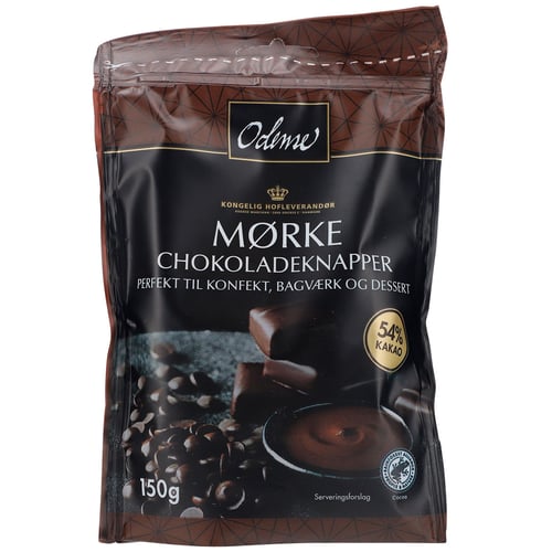 Odense mörk chokladknappar 150g_0