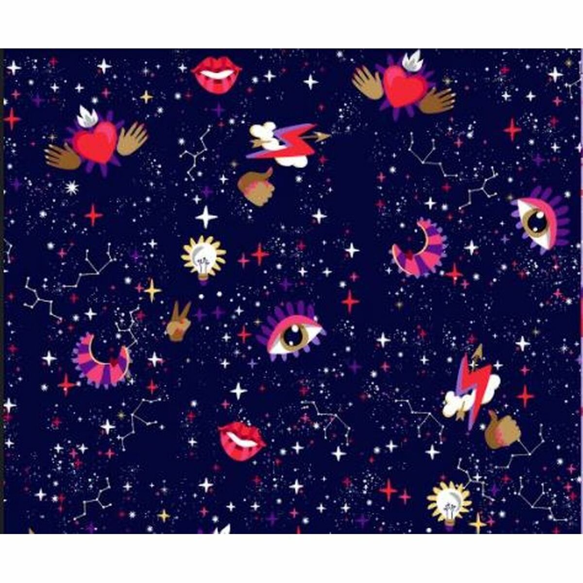 "Tray DKD Home Decor Purple PVC (48 x 38 x 7 cm)"_4