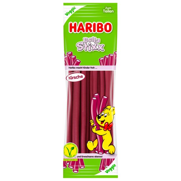 Haribo Balla Stixx Cherry Veggie (vegetarian) 200g_0