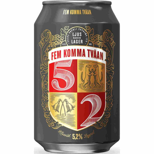 Åbro Fem Komma Tvåan 5,2% 24x0,33l_0