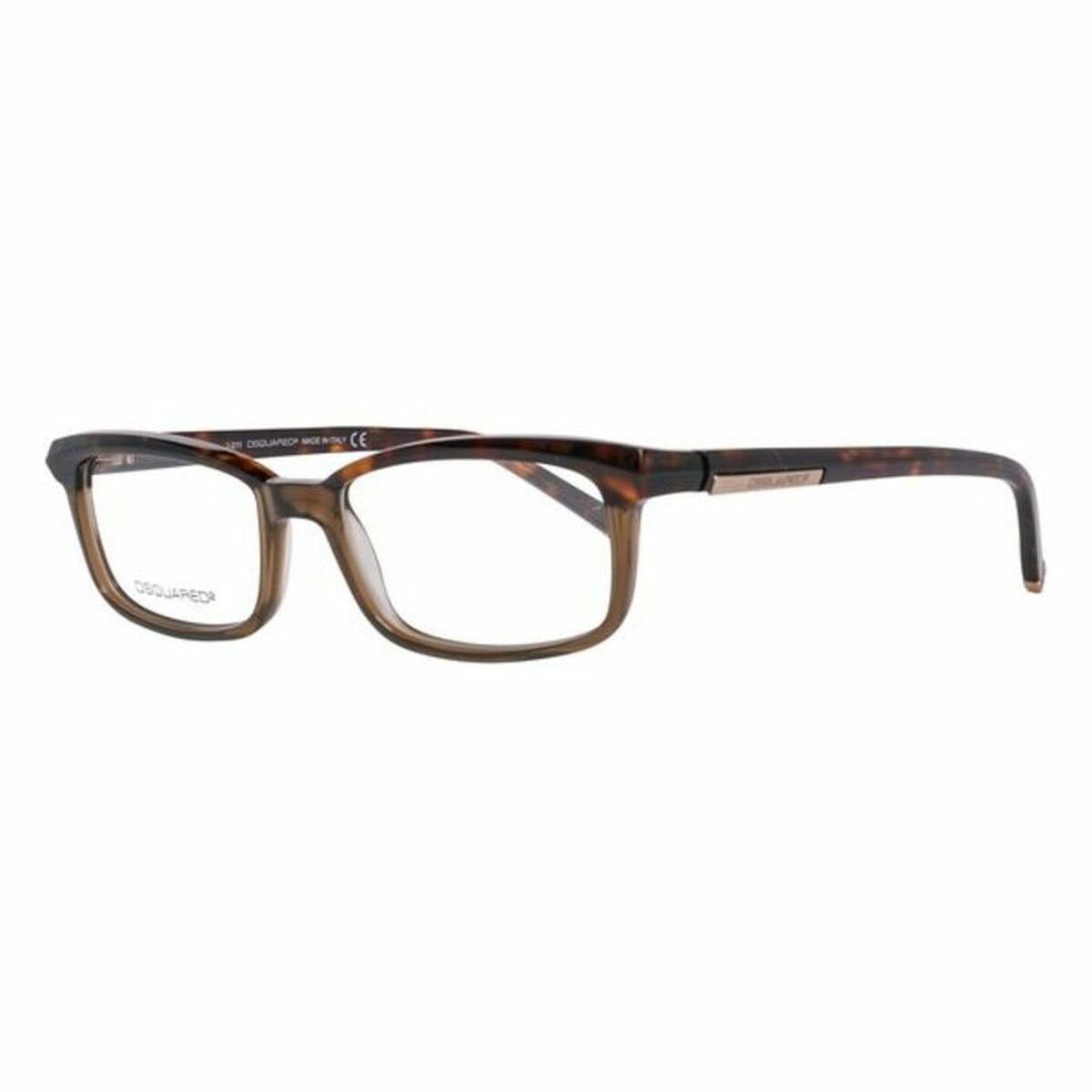 Men'Spectacle frame Dsquared2 DQ5034-056-53 Brown (Ø 53 mm) (ø 53 mm)_0