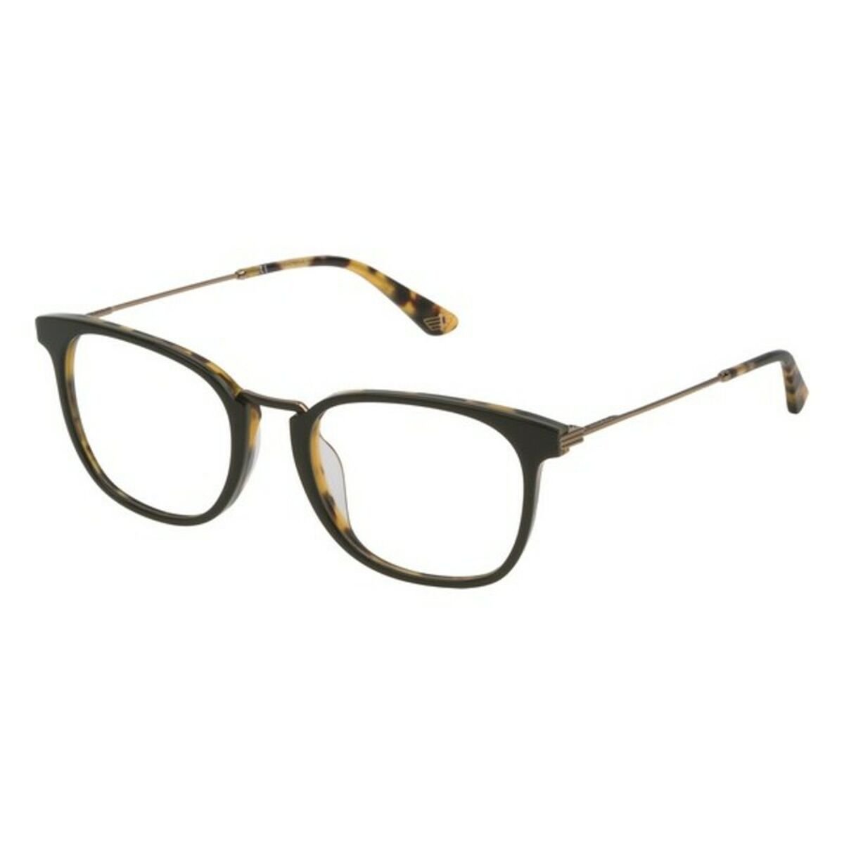 Men'Spectacle frame Police VPL6865106E3 Green Havana (ø 51 mm)_0