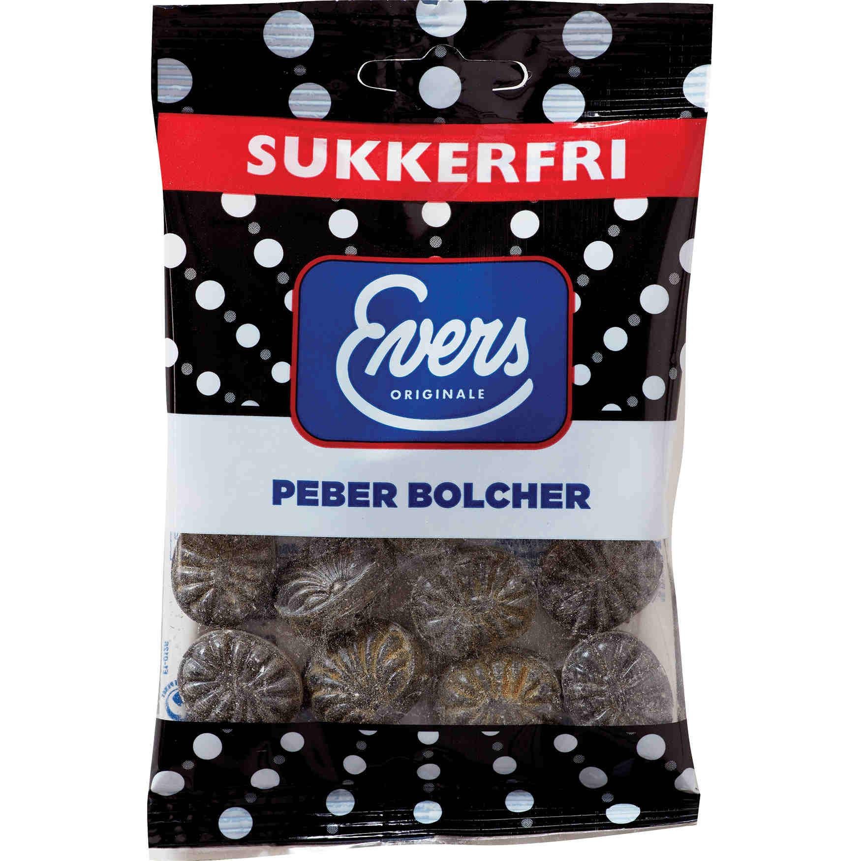Evers Peberbolcher Sugar Free 70g_0