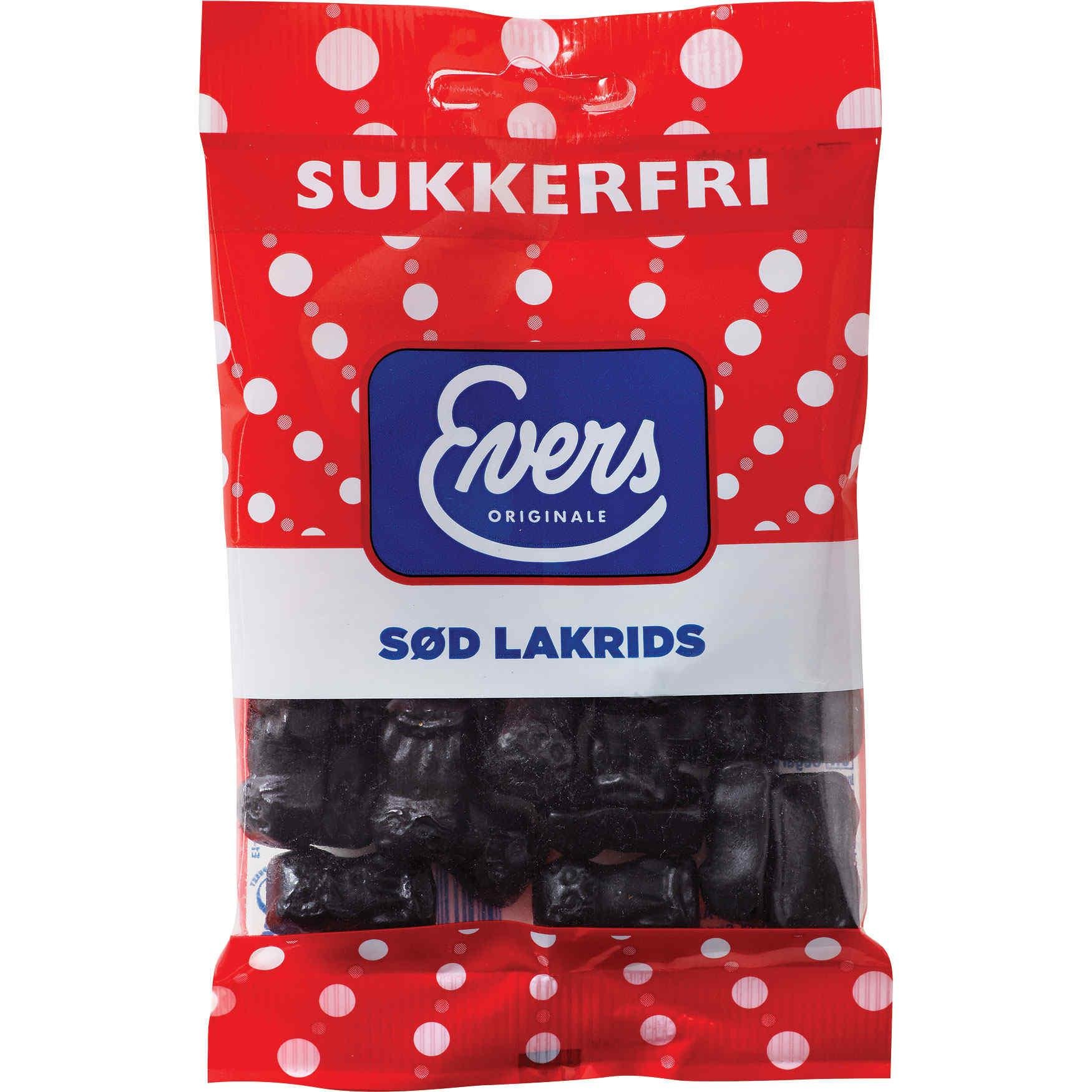 Evers Sweet Licorice Sugar Free 70g_0